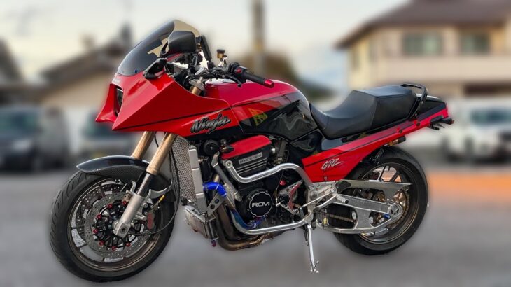 【神スペック】今でも大人気なバイク『GPZ900R Ninja』のフルカスタムモデルに試乗したら走りに度肝を抜かれたッ！！【映画トップガン】