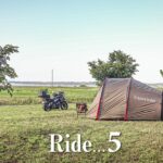 400X キャンプツーリング 大雨後『霞ヶ浦湖畔 野営』ソロキャンプ 4K ASMR Ride…5