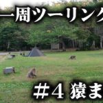 本州最北端のキャンプ場は猿だらけだった【東北一周キャンプツーリング】4日目 青森編