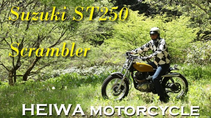 【スズキST250のスクランブラーカスタム】HEIWA MOTORCYCLE / SUZUKI ST250 2005（木村健吾）